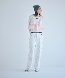 SEA | フローラル デニムトラウザーズ(デニムパンツ)