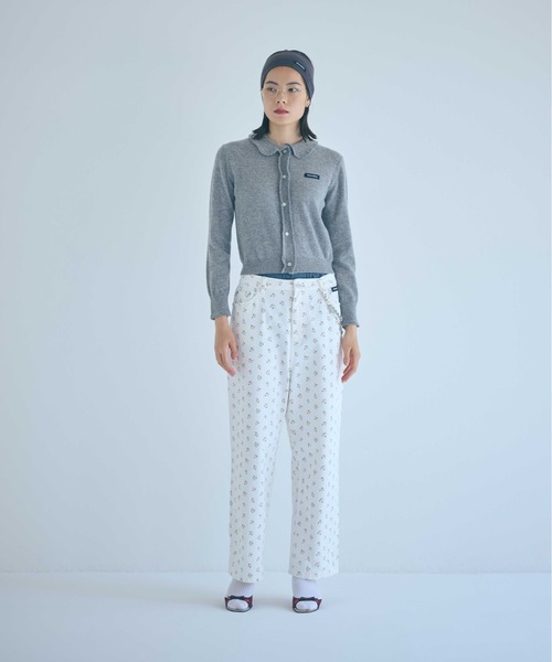 SEA（シー）の「フローラル デニムトラウザーズ（デニムパンツ・レディース・ホワイト・0/1）」の9枚目の写真