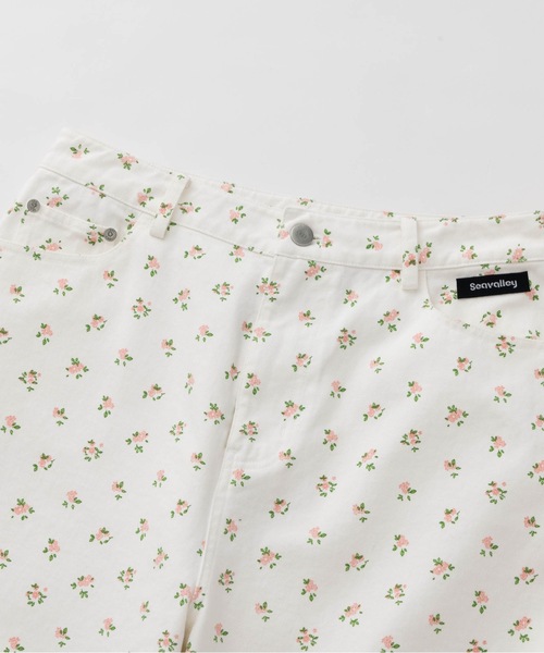 SEA（シー）の「フローラル デニムトラウザーズ（デニムパンツ・レディース・ホワイト・0/1）」の14枚目の写真