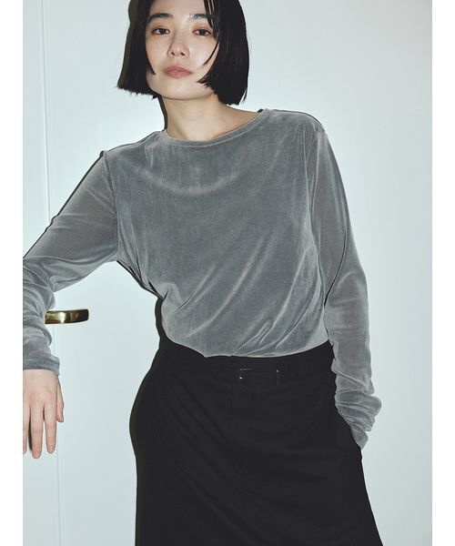 フロッキーチュールねじりTシャツ（Tシャツ/カットソー）｜MIESROHE