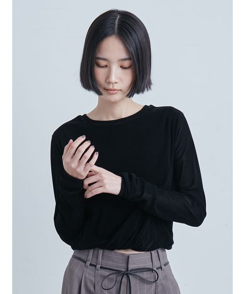 フロッキーチュールねじりTシャツ（Tシャツ/カットソー）｜MIESROHE