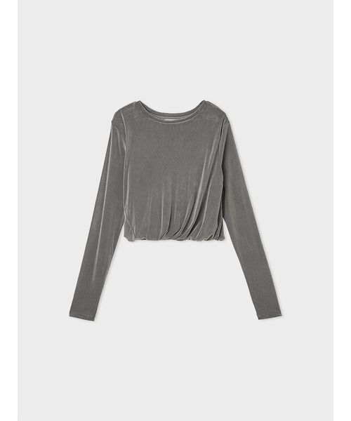 フロッキーチュールねじりTシャツ（Tシャツ/カットソー）｜MIESROHE