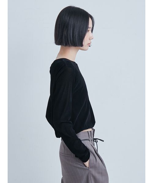 フロッキーチュールねじりTシャツ（Tシャツ/カットソー）｜MIESROHE