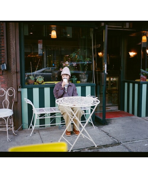 BEAMS BOY（ビームスボーイ）の「バーシティー ブルゾン（ブルゾン・レディース・グレー/パープル・ONE SIZE）」の12枚目の写真