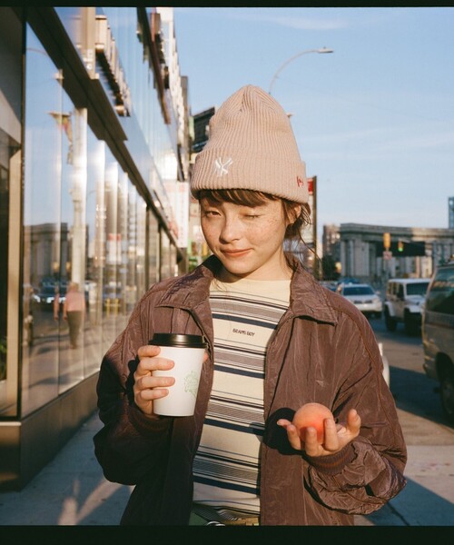 BEAMS BOY（ビームスボーイ）の「バーシティー ブルゾン（ブルゾン・レディース・グレー/パープル・ONE SIZE）」の13枚目の写真