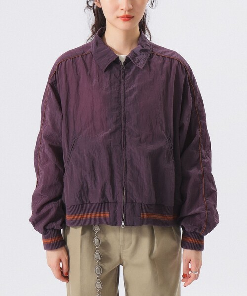 BEAMS BOY（ビームスボーイ）の「バーシティー ブルゾン（ブルゾン・レディース・グレー/パープル・ONE SIZE）」の15枚目の写真