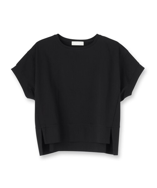 UNTITLED(アンタイトル)の「【Audrey and John Wad】ダブルシルケット天竺デザインプルオーバー(Tシャツ/カットソー・レディース・ホワイト/ブラック・02)」の18枚目の写真