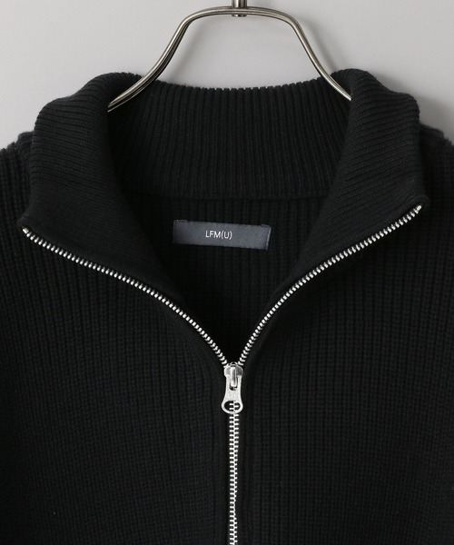 LOWRYS FARM(ローリーズファーム)の「【LFM(U)】アゼニットハーフZIPプルオーバー 593385(ニット/セーター・メンズ・ブラック/レッド/ホワイト/グレー・FREE)」の8枚目の写真