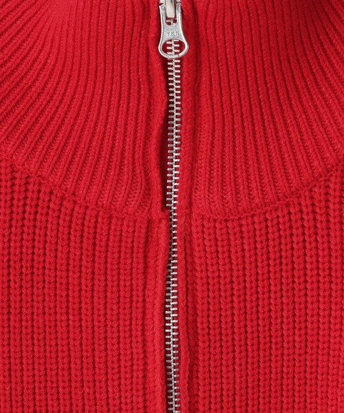 LOWRYS FARM(ローリーズファーム)の「【LFM(U)】アゼニットハーフZIPプルオーバー 593385(ニット/セーター・メンズ・ブラック/レッド/ホワイト/グレー・FREE)」の13枚目の写真