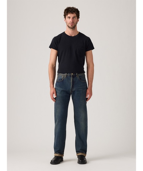 Levi's(リーバイス)の「Levi's/リーバイス LEVI'S(R) VINTAGE CLOTHING 1955 501(R) ジーンズ ミディアムインディゴ(デニムパンツ・メンズ・インディゴブルー・W29 L32/W28 L32/W36 L32/W34 L32/W33 L32/W32 L32/W31 L32/W30 L32)」の2枚目の写真