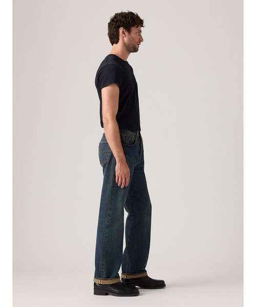Levi's(リーバイス)の「Levi's/リーバイス LEVI'S(R) VINTAGE CLOTHING 1955 501(R) ジーンズ ミディアムインディゴ(デニムパンツ・メンズ・インディゴブルー・W29 L32/W28 L32/W36 L32/W34 L32/W33 L32/W32 L32/W31 L32/W30 L32)」の3枚目の写真