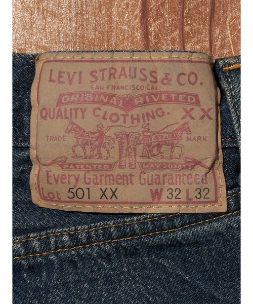 Levi's(リーバイス)の「Levi's/リーバイス LEVI'S(R) VINTAGE CLOTHING 1955 501(R) ジーンズ ミディアムインディゴ(デニムパンツ・メンズ・インディゴブルー・W29 L32/W28 L32/W36 L32/W34 L32/W33 L32/W32 L32/W31 L32/W30 L32)」の13枚目の写真