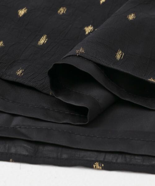 URBAN RESEARCH ROSSO WOMEN（アーバンリサーチ　ロッソ）の「ラメシアーデザインスリーブロングワンピース（ワンピース・レディース・ブラック・FREE）」の19枚目の写真