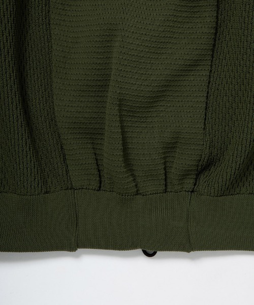 430(フォーサーティ)の「mn3164-ATHLETIC MESH KNIT C&S ニットカットソー(25-147)(ニット/セーター・メンズ・オフホワイト/カーキ/ブラック/ネイビー・3/2/1/0)」の15枚目の写真