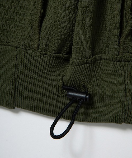430(フォーサーティ)の「mn3164-ATHLETIC MESH KNIT C&S ニットカットソー(25-147)(ニット/セーター・メンズ・オフホワイト/カーキ/ブラック/ネイビー・3/2/1/0)」の16枚目の写真