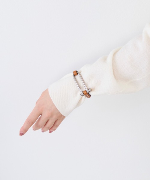 CXC（シーエックスシー）の「【CXC】レザーシルバーブレスレット（ブレスレット・レディース・シルバー・FREE）」の6枚目の写真