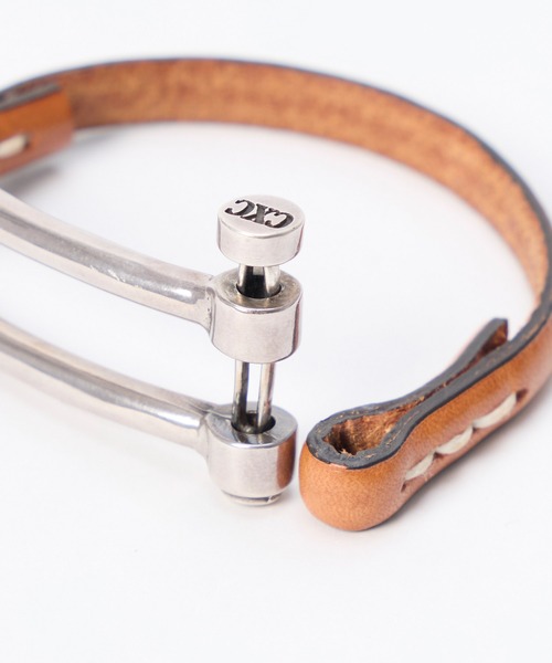 CXC（シーエックスシー）の「【CXC】レザーシルバーブレスレット（ブレスレット・レディース・シルバー・FREE）」の3枚目の写真