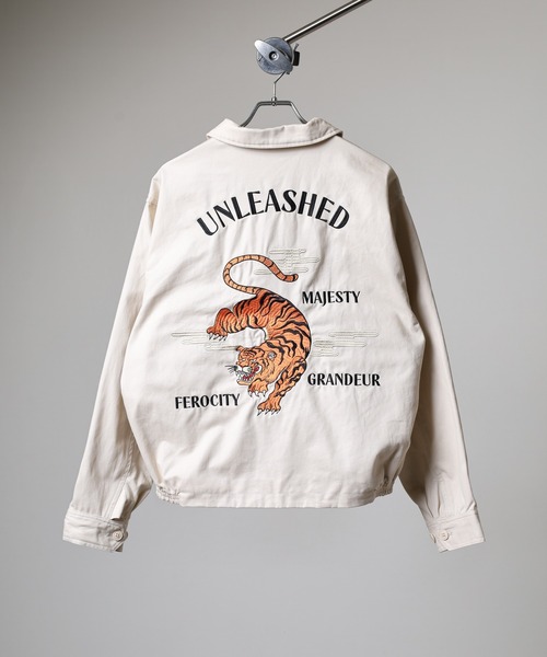 セール】JUNGLESTOTM 虎刺繍スカジャン スーベニアジャケット