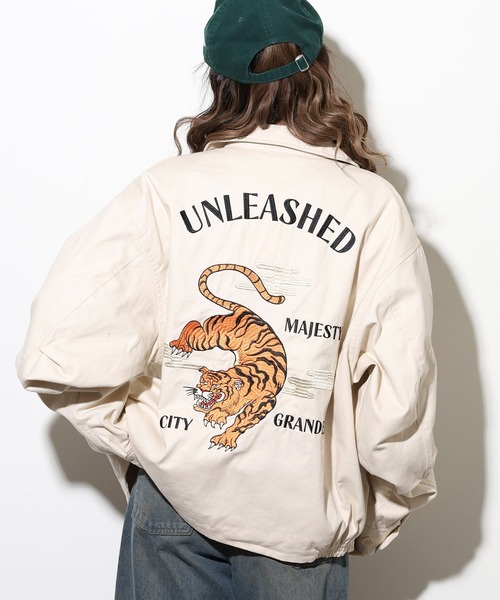 glamb 虎 刺繍 スーベニアジャケット スカジャン S glamb 虎 刺繍 スーベニアジャケット スカジャン S