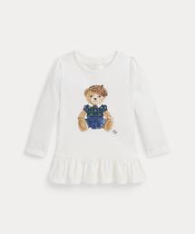 POLO RALPH LAUREN CHILDRENSWEAR（ポロ ラルフ ローレン チルドレンズウェア）の「Polo ベア コットン ロングスリーブ ペプラム Tシャツ（その他ベビーウェア）」