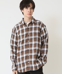 秋服 ヴィンテージテイスト フランネルチェックシャツ ネルシャツ