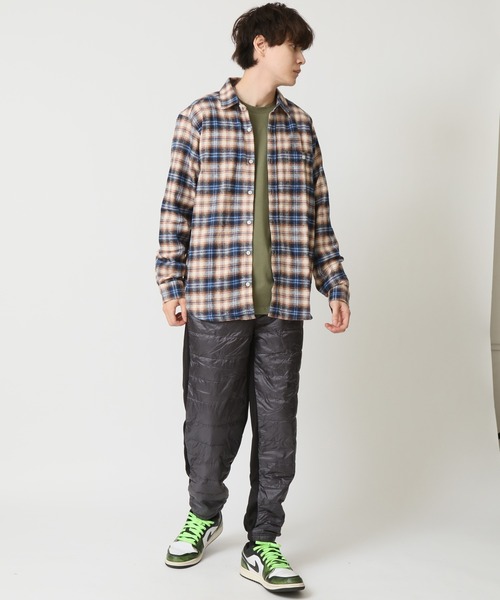 ARCADE（アーケード）の「秋服 ヴィンテージテイスト フランネルチェックシャツ ネルシャツ（シャツ/ブラウス・メンズ・ワイン/ブラウン系1/ブラック系6/レッド系4/ブラック系1/グリーン系1/イエロー系1/ブラック系3/グリーン系2/ネイビー系1/ホワイト系1/ブラック系5/レッド系2/ブラック系4/ベージュ系1/グリーン系3/レッド系3・M/XL/L）」の22枚目の写真