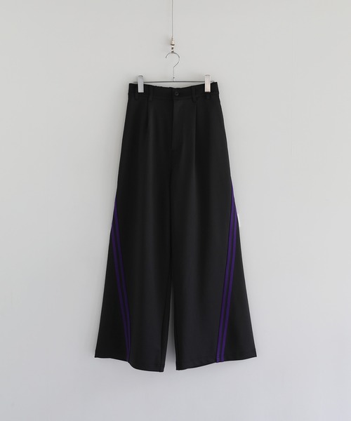 LILL（リル）の「オーバーサイズカーブトラックパンツ（その他パンツ・メンズ・ブラック×パープル/ホワイト/ブラック・M/S/XL/L）」の20枚目の写真