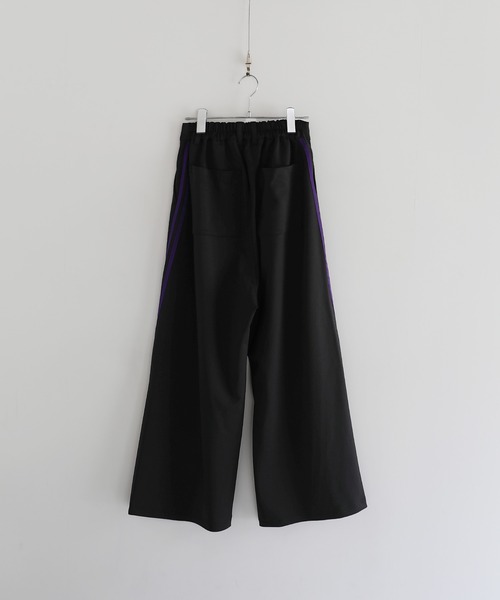 LILL（リル）の「オーバーサイズカーブトラックパンツ（その他パンツ・メンズ・ブラック×パープル/ホワイト/ブラック・M/S/XL/L）」の21枚目の写真