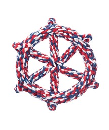 TOOLS FOR THE DOG(c[YtH[UhbO)JAX&BONES GOOD KARMA ROPE TOYSmWHEEL RED, WHITE and BLUEn(ybgp)