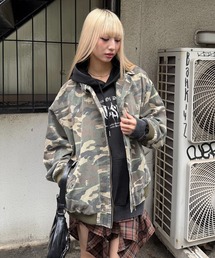 Figments | エイジドカモフラフライトジャケット(ミリタリージャケット)