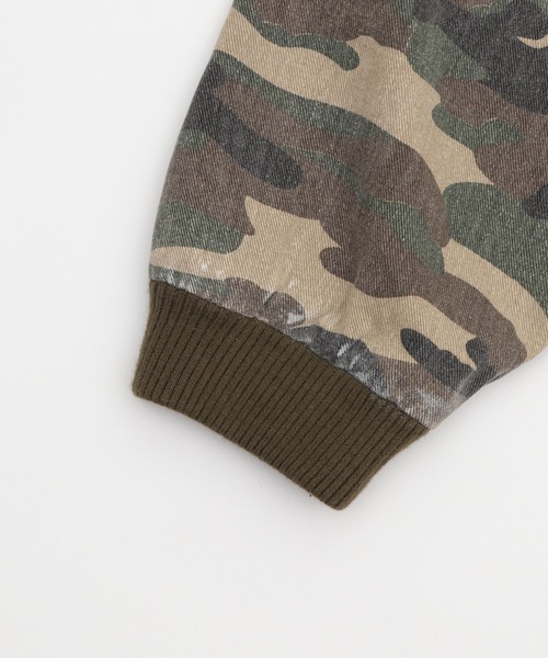 Figments（フィグメンツ）の「エイジドカモフラフライトジャケット（ミリタリージャケット・レディース・その他1・FREE）」の6枚目の写真