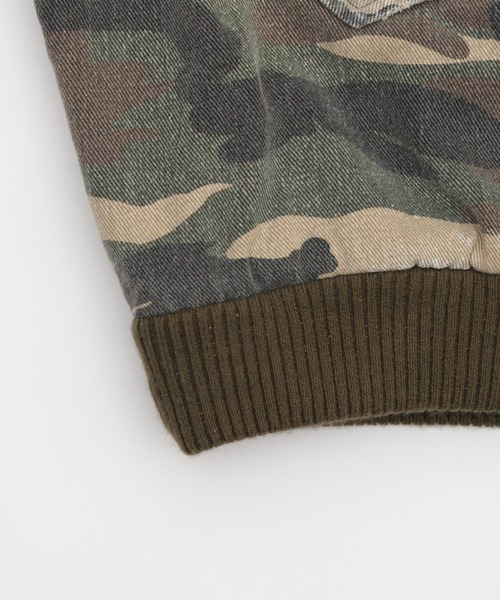 Figments（フィグメンツ）の「エイジドカモフラフライトジャケット（ミリタリージャケット・レディース・その他1・FREE）」の7枚目の写真