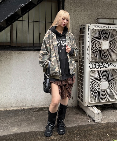 セール】エイジドカモフラフライトジャケット（ミリタリージャケット