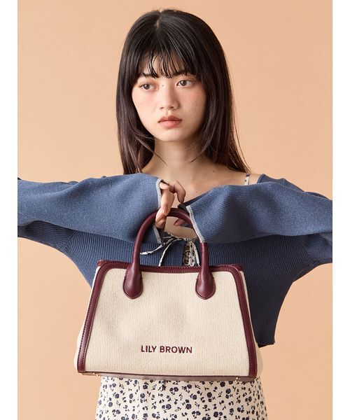 ロゴ刺繍バリエーショントートバッグ（トートバッグ）｜LILY