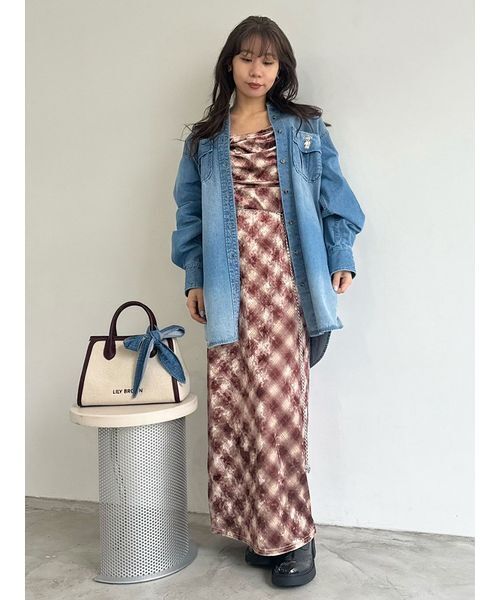 LILY BROWN（リリーブラウン）の「ロゴ刺繍バリエーショントートバッグ（トートバッグ・レディース・ベージュ/アイボリー/ブラック・F）」の22枚目の写真