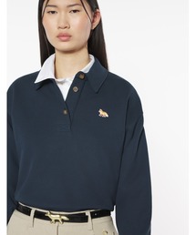 Maison Kitsune | BABY FOX CROPPED POLO SWEATSHIRT(スウェット)