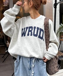 CIAOPANIC TYPY | 【WEB限定】【UNISEX】WRUD.ビッグシルエット裏起毛ロゴスウェット(スウェット)