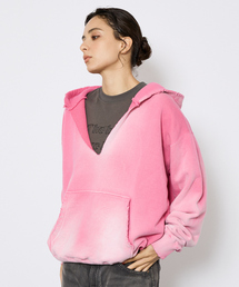 Johnbull | 【JOHNBULL/ジョンブル】ヴィンテージカラー スウェット/ プルオーバーパーカー /裏毛 フーディ /ユニセックス /ピグメントダイ加工(スウェット)