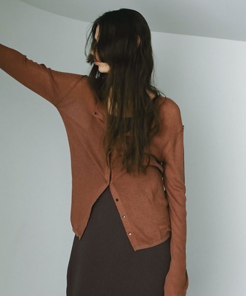 etre tokyo シアーハイゲージニットカーディガン シアーハイゲージニットカーディガン（カーディガン/ボレロ