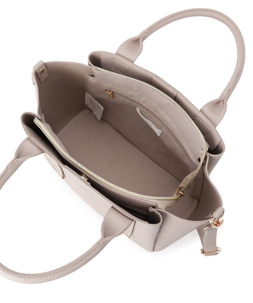 ITS'DEMO（イッツデモ）の「＜かるバッグ＞2WAYトート（ハンドバッグ・レディース・グレー/ナチュラル/ブラック/ピンク系・00）」の13枚目の写真