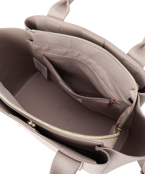 ITS'DEMO（イッツデモ）の「＜かるバッグ＞2WAYトート（ハンドバッグ・レディース・グレー/ナチュラル/ブラック/ピンク系・00）」の5枚目の写真