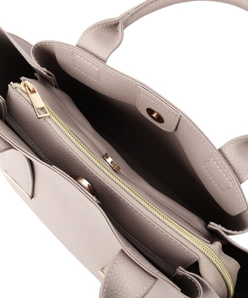 ITS'DEMO（イッツデモ）の「＜かるバッグ＞2WAYトート（ハンドバッグ・レディース・グレー/ナチュラル/ブラック/ピンク系・00）」の8枚目の写真