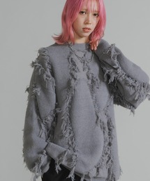 Fringe Design Knit/フリンジデザインニットメンズ 冬服