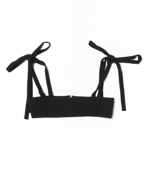PoI(ポイ)の「【POI】Quilting ribbon bustier キルティングリボンビスチェ(ベスト・レディース・ホワイト/ブラック・FREE)」の3枚目の写真