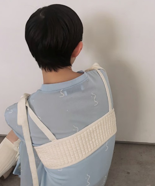 PoI(ポイ)の「【POI】Quilting ribbon bustier キルティングリボンビスチェ(ベスト・レディース・ホワイト/ブラック・FREE)」の11枚目の写真