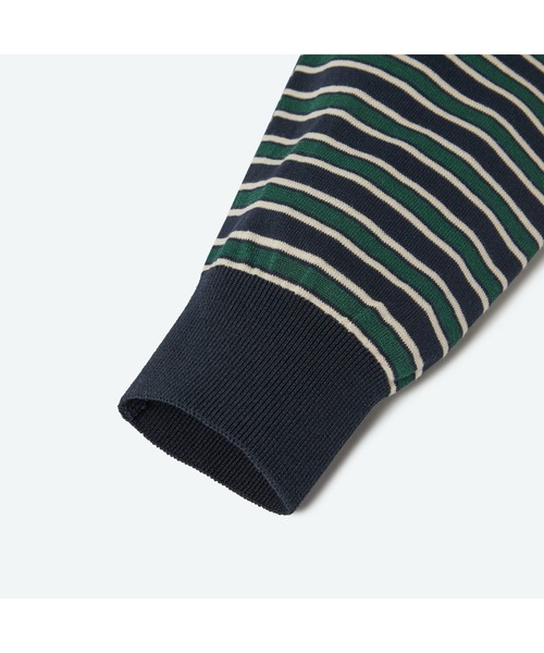 penguin BY MUNSINGWEAR(ペンギン バイ マンシングウェア)の「SADDLE SHOULDER POLO SWEATER ニットポロシャツ ゴルフウェア(ニット/セーター・メンズ・ブラック×レッド/ネイビー系・M/L/XL)」の6枚目の写真