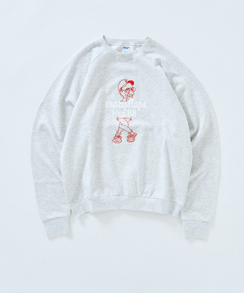 417 EDIFICE（フォーワンセブンエディフィス）の「SLAPS GRAPHIC SWEAT / スウェット（スウェット・メンズ・パープル/ブラック/グレー/チャコールグレー/ブラック系その他・MEDIUM/X-LARGE/LARGE）」の4枚目の写真
