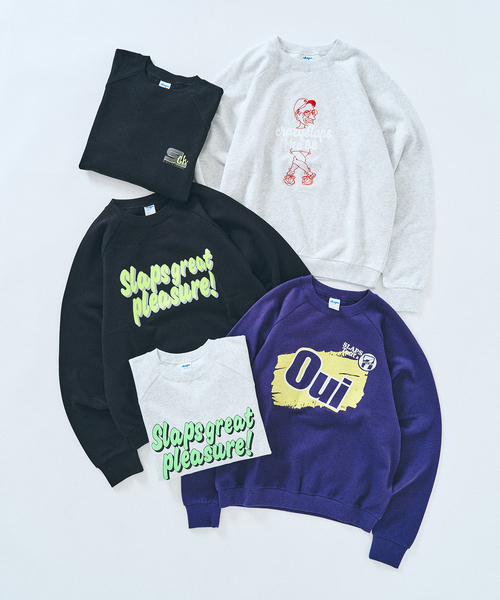 417 EDIFICE（フォーワンセブンエディフィス）の「SLAPS GRAPHIC SWEAT / スウェット（スウェット・メンズ・パープル/ブラック/グレー/チャコールグレー/ブラック系その他・MEDIUM/X-LARGE/LARGE）」の8枚目の写真