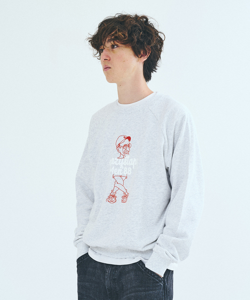 417 EDIFICE（フォーワンセブンエディフィス）の「SLAPS GRAPHIC SWEAT / スウェット（スウェット・メンズ・パープル/ブラック/グレー/チャコールグレー/ブラック系その他・MEDIUM/X-LARGE/LARGE）」の12枚目の写真