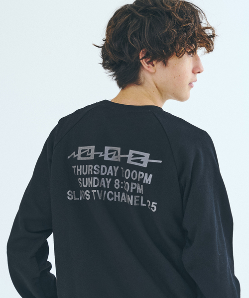 417 EDIFICE（フォーワンセブンエディフィス）の「SLAPS GRAPHIC SWEAT / スウェット（スウェット・メンズ・パープル/ブラック/グレー/チャコールグレー/ブラック系その他・MEDIUM/X-LARGE/LARGE）」の13枚目の写真